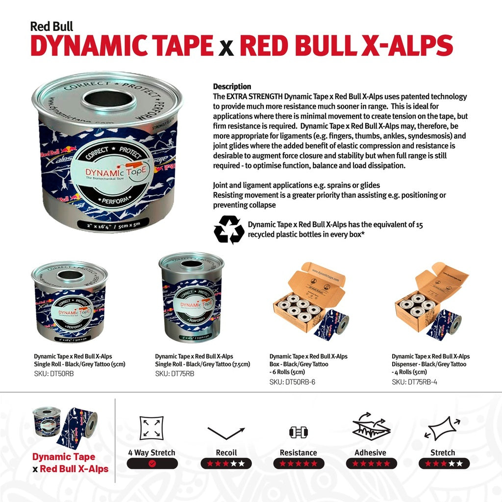 DYNAMIC TAPE RED BULL X-ALPS