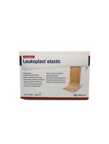 Leukoplast Elastic laastari 19 x 76 mm, jättipakkaus 100 kpl