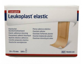 LEUKOPLAST ELASTIC laastari 19x75mm, JÄTTIPAKKAUS 100 kpl / pak.