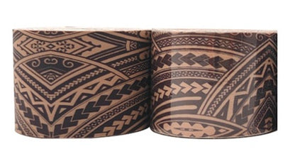 SLX-stretch 4 way tape tattoo beige/black